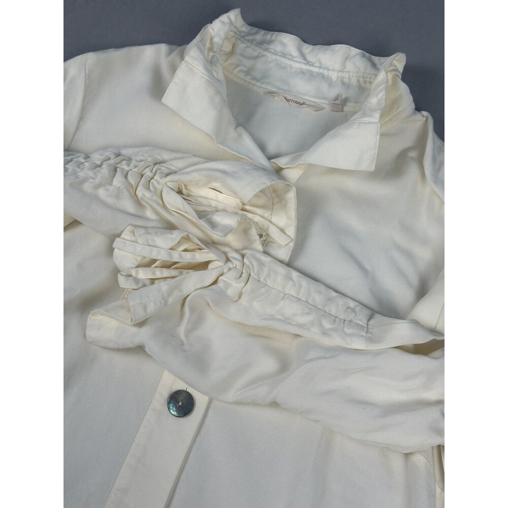 Soft Surroundings Women’s Button-Up Top Sz L Lagenlook Layering scandi